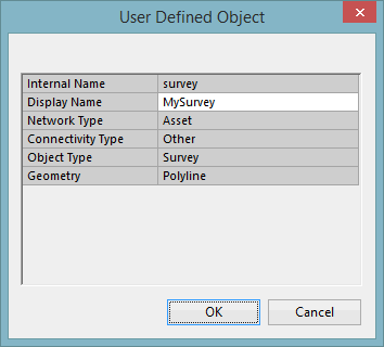 User Defined Object Grid