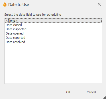 Date to Use dialog