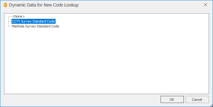 Dynamic Data for Code Lookup Dialog