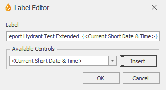 Setting up a customised report title