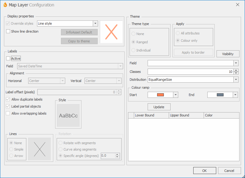 Map Layer Properties Dialog