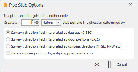 Pipe Stub Options