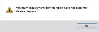 Unable to Save dialog (required field)