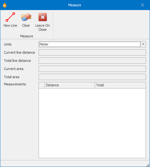 Measure dialog