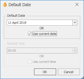 Default Date Editor - date mode