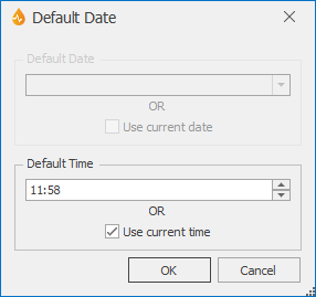 Default Date Editor - Time mode