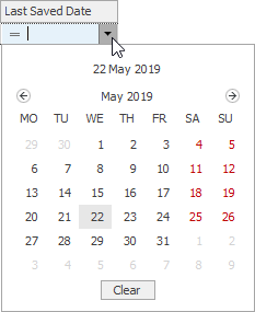 Calendar tool