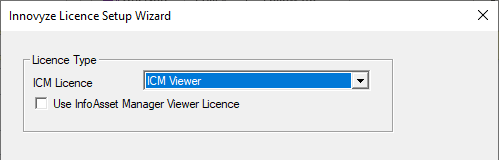 Use Viewer Licence option
