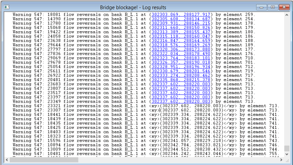 Hyperlinked Log Report