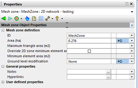 Mesh Zone Properties