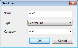 New Line Dialog