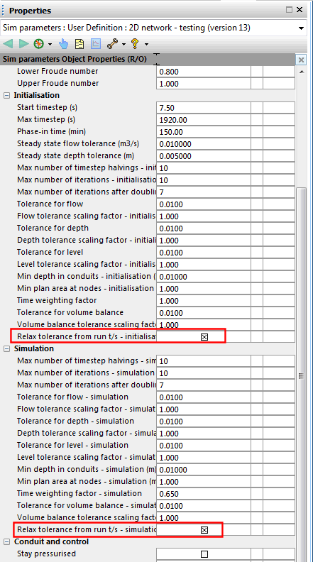 Simulation Parameters