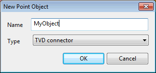 Create New Object Dialog