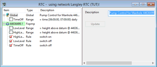 RTC Editor Pump Regulator