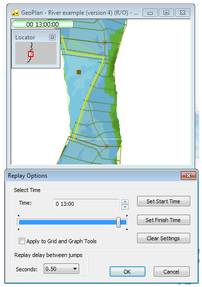 Jumping to a specific time of simulation