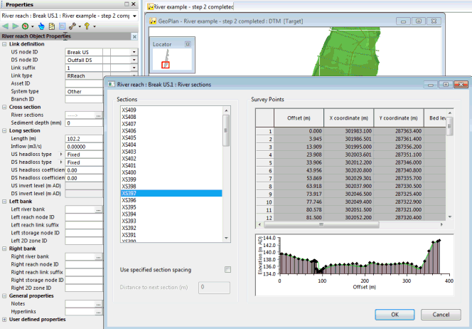 River Section Data