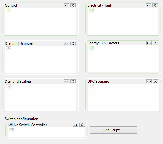 Switch Options page of the Baseline property sheet