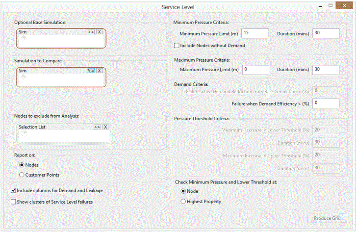 Grid Report Dialog