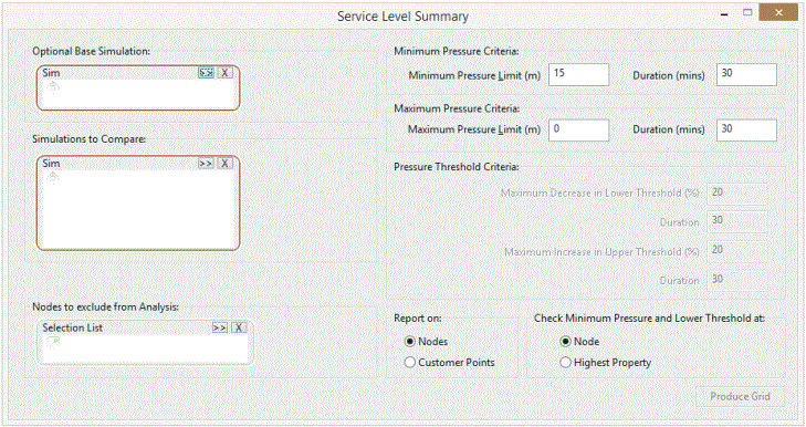 Grid Report Dialog