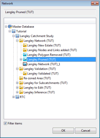 Common Tree Selection Dialog