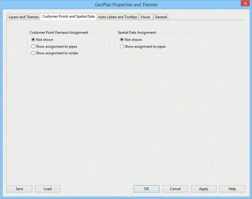 Customer points and spatial data page