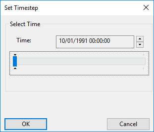 Set Timestep dialog