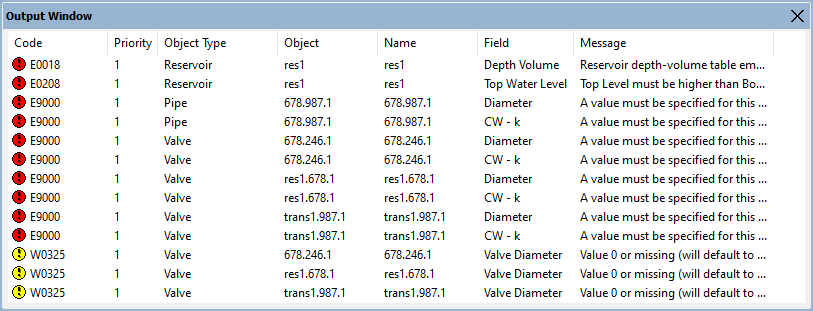 Output Window