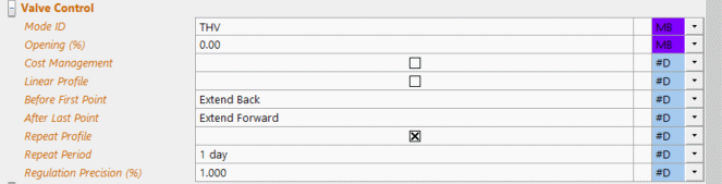 Changing the Opening Value
