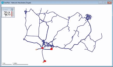 Objects selected in the GeoPlan following SQL query