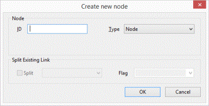 Create New Node dialog