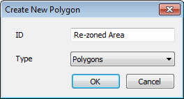 Create New Polygon dialog