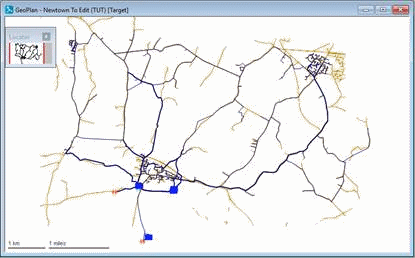 Network with Roads Layer