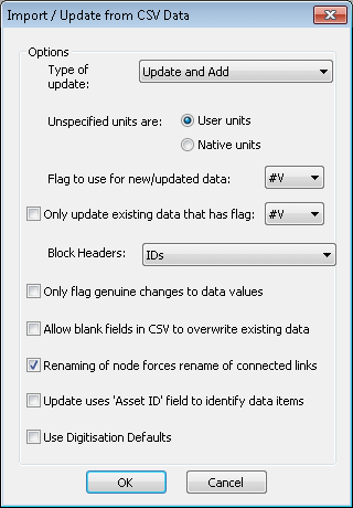Import / Update from CSV Data