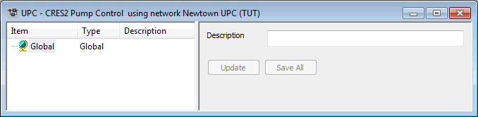 UPC Dialog